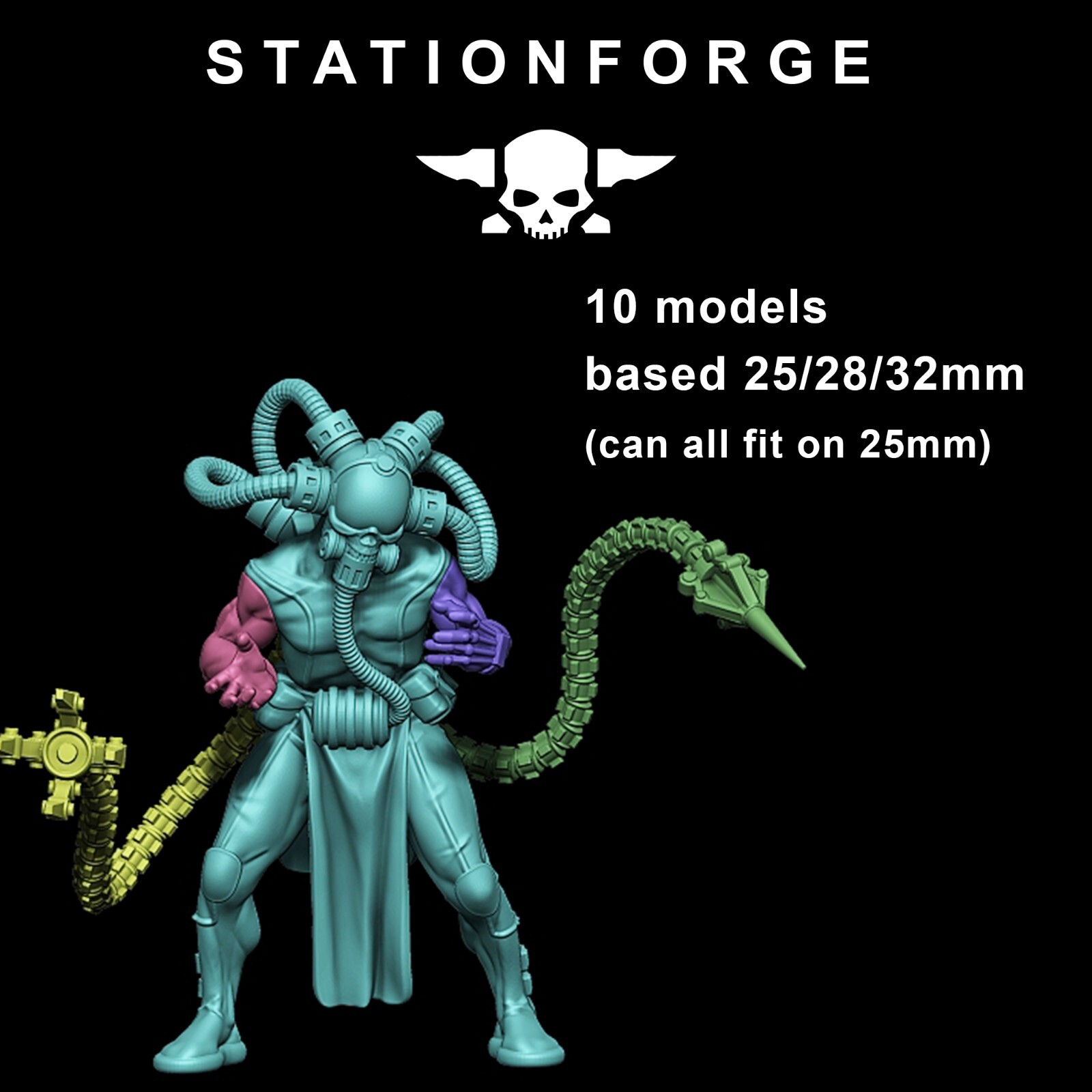 GrimCorp Bounty Hunters from Station Forge 32mm