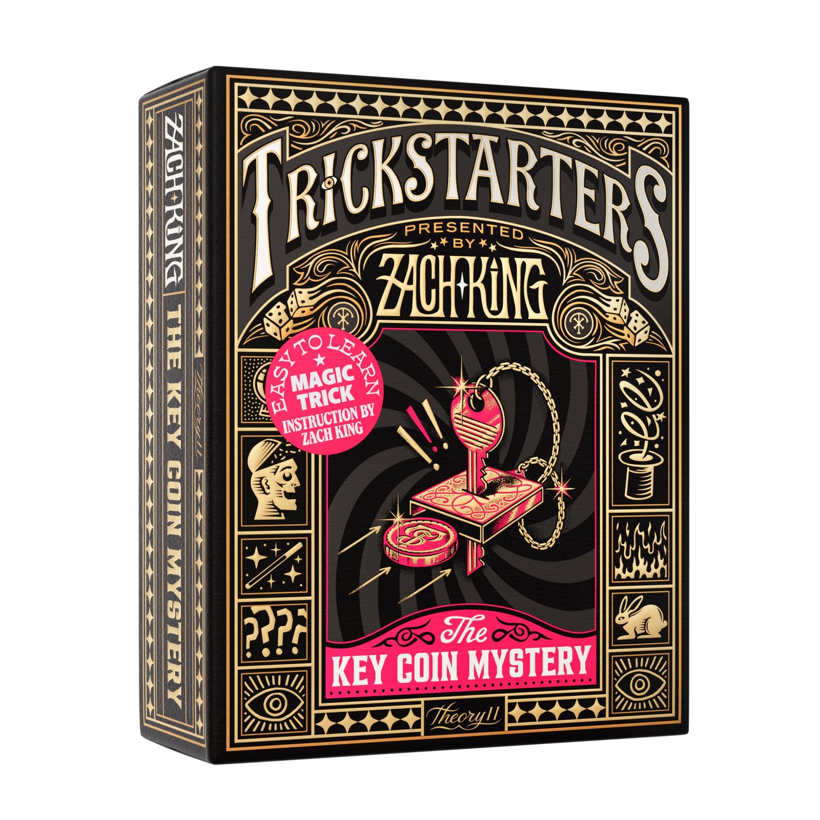 theory11 & Zach King Trickstarters Key Coin Mystery Compact,