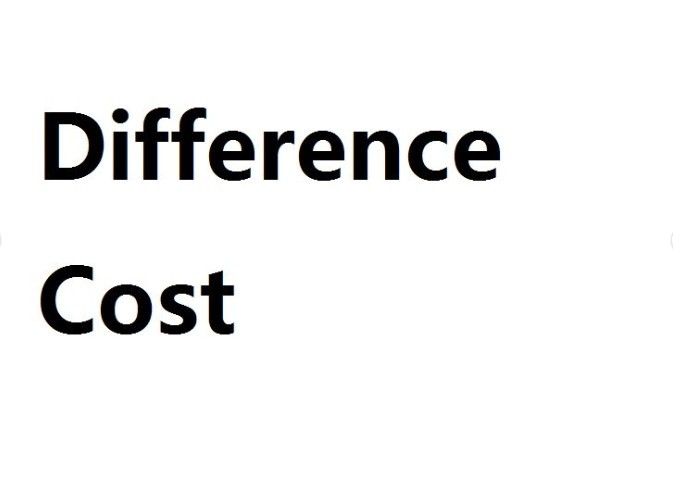 Difference cost