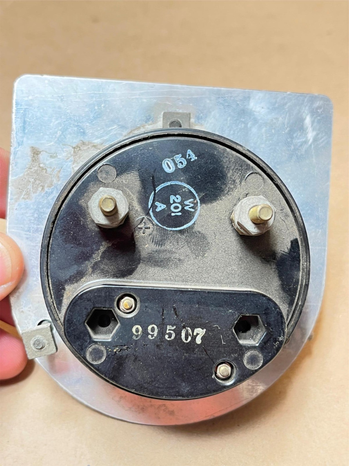 Weston 301-57 0-10 Amperes DC Panel Meter Welding Current