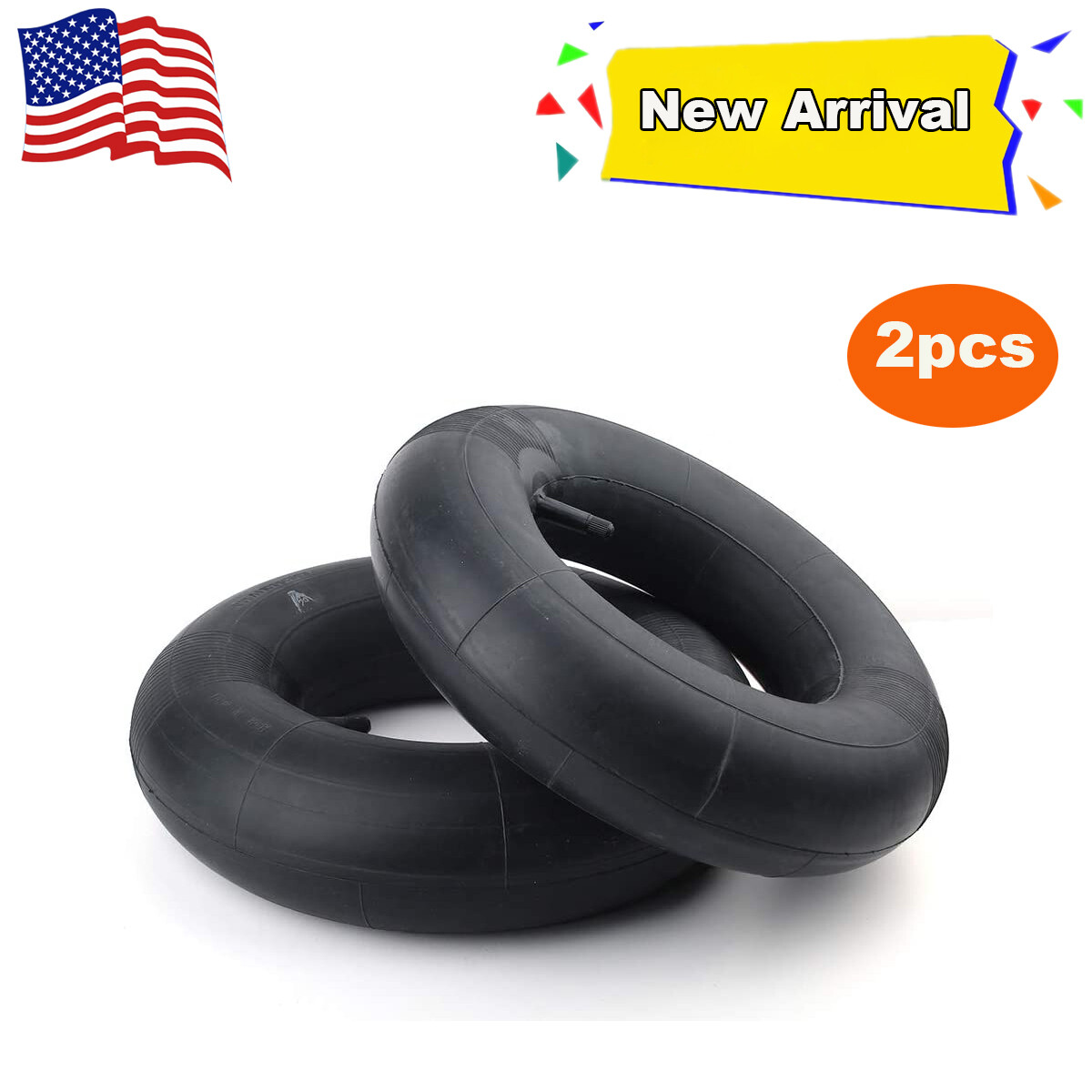 2Pcs 18X8.50-8 Tyre Inner Tube 18.5x8.5-8 18x9.5-8 for Lawn Mower TR13 Stem