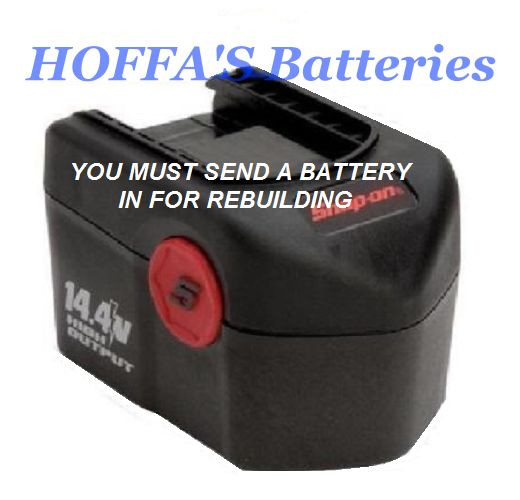 We Rebuild All SNAP ON CTB4147 14.4 Volt BATTERIES