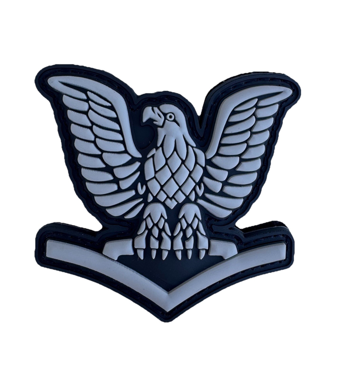 US Navy E-4 Petty Officer PVC Hook/Loop Morale Patch