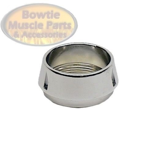 1967–1968 Camaro Nova Chevelle Ignition Bezel Nut – Chrome Diecast – GM 3897349