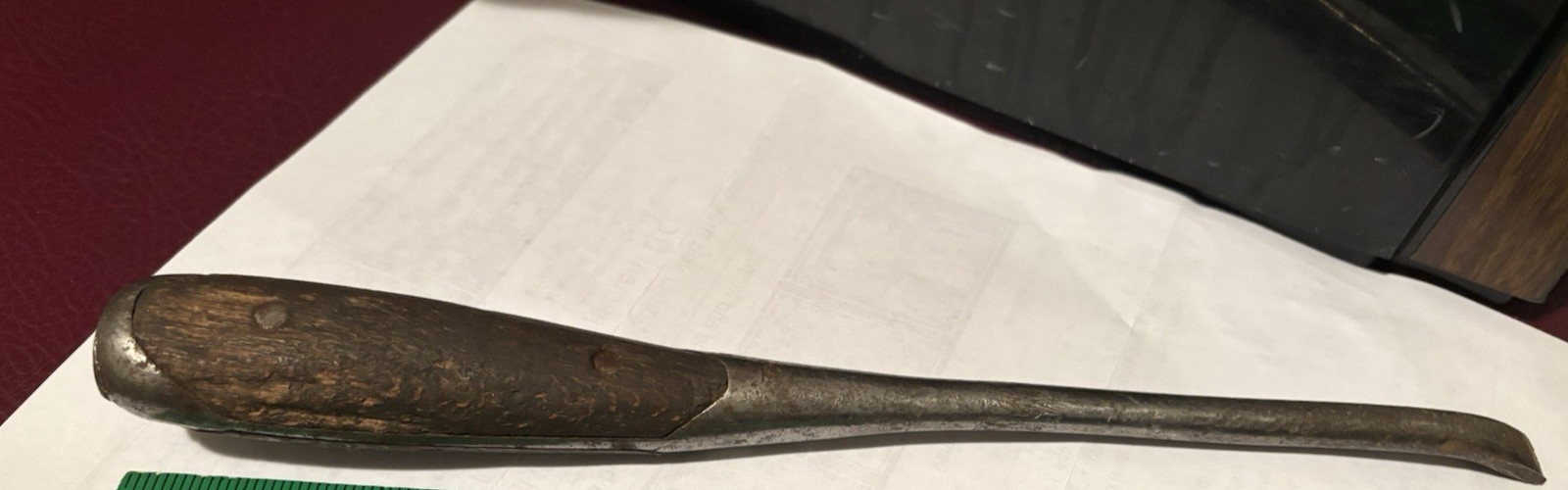 Antique German Flathead Screwdriver 10.5 inches