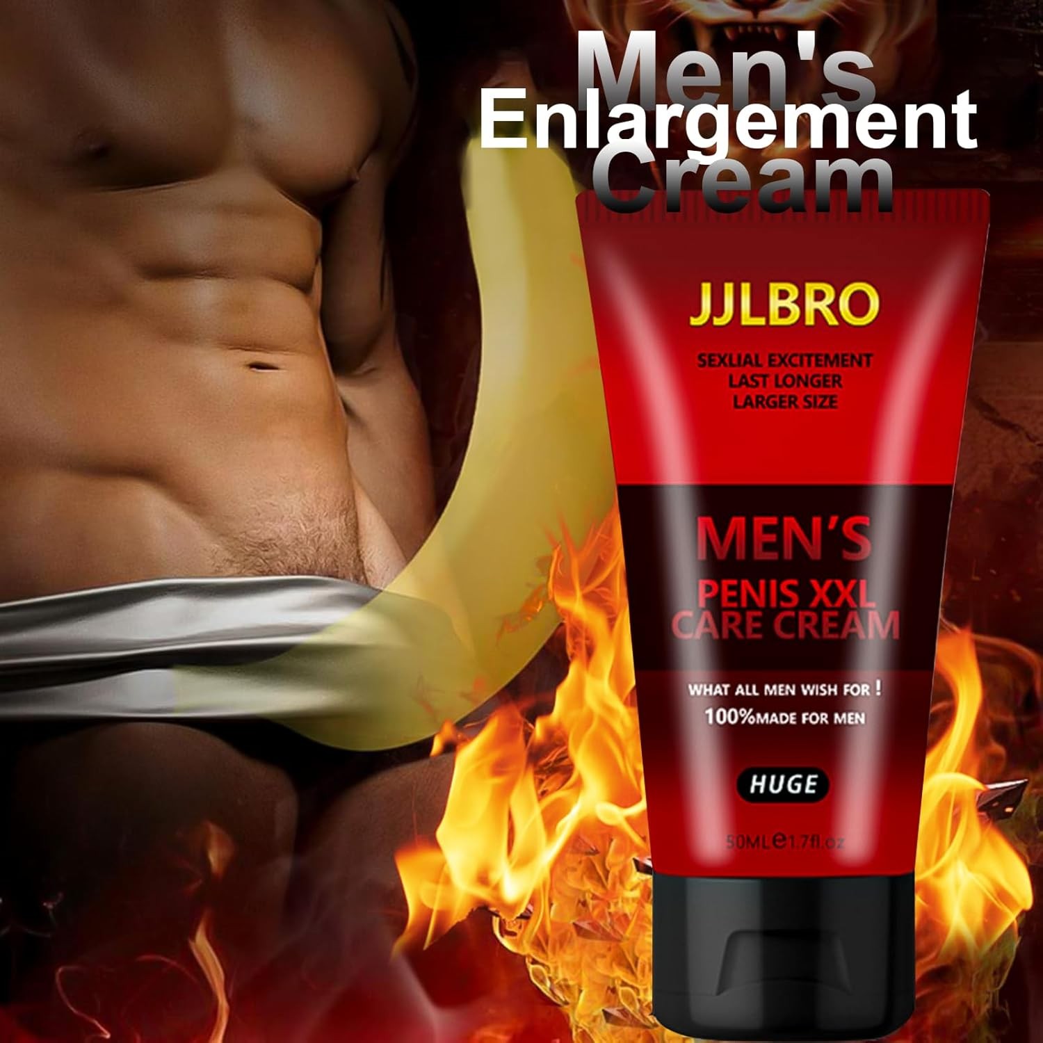 Male Enhancement Cream Private Part Enlargement Massage Cream 50ml Upgraded XXL