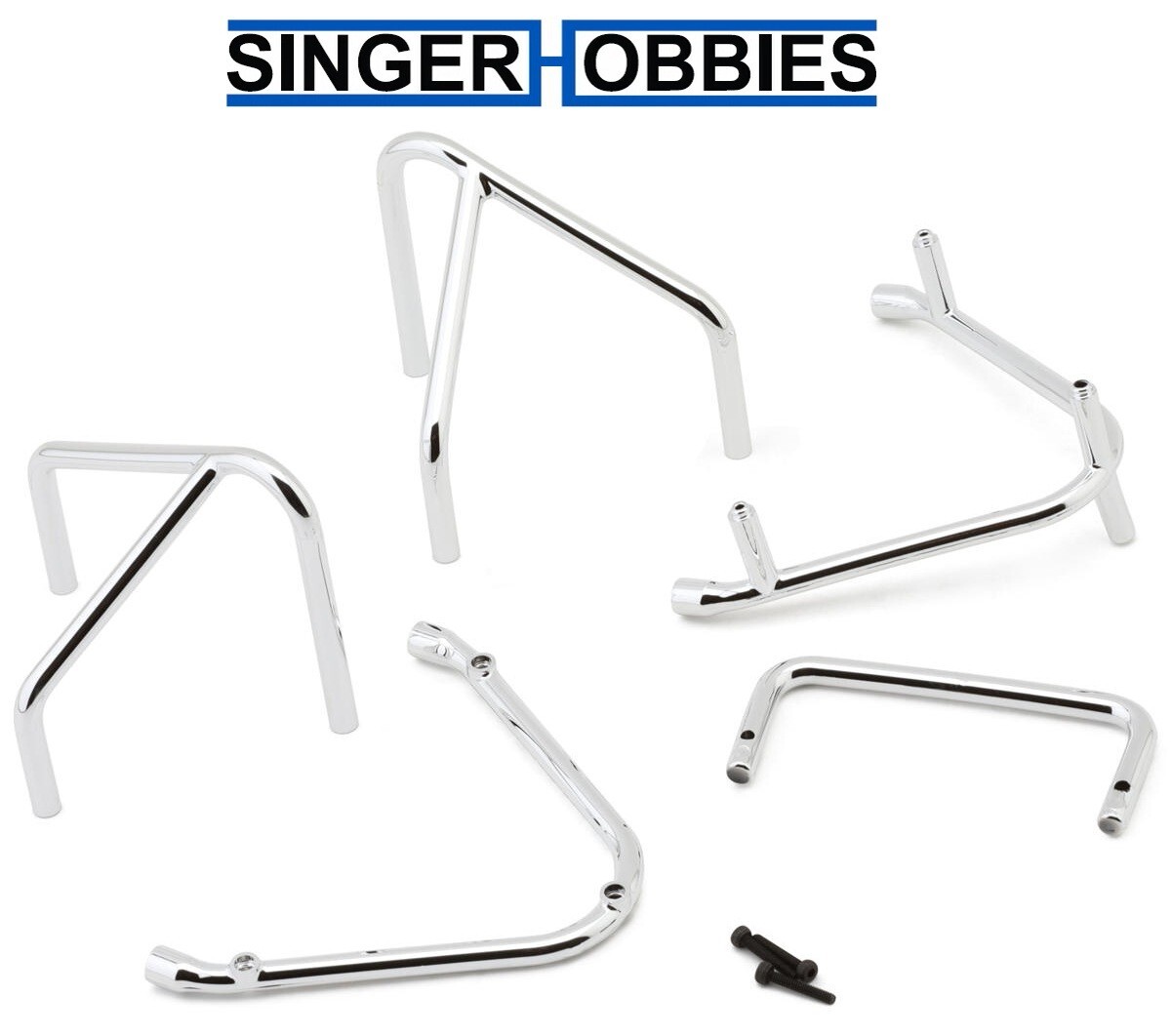 LOSI LOS-2427 22S Sprint Rear Bumper Set (Chrome) HH
