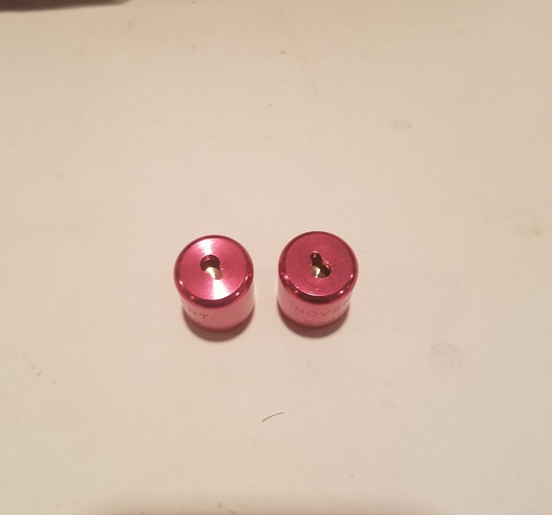QTY 2 NOVENT 86683 1/4 PINK UNI CAP NPR410 r410a