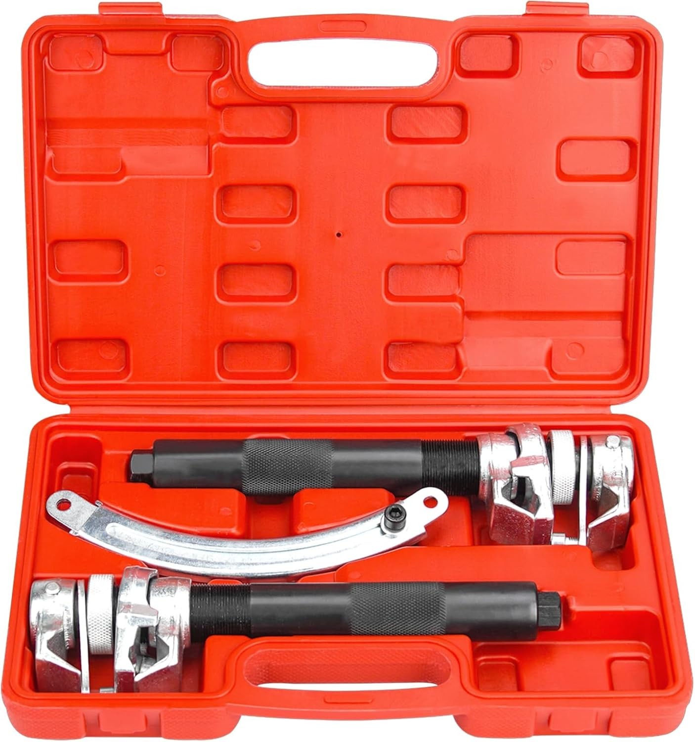 2pcs , Heavy Duty Macpherson Strut Spring Compressor Set with Safety Bracket ...