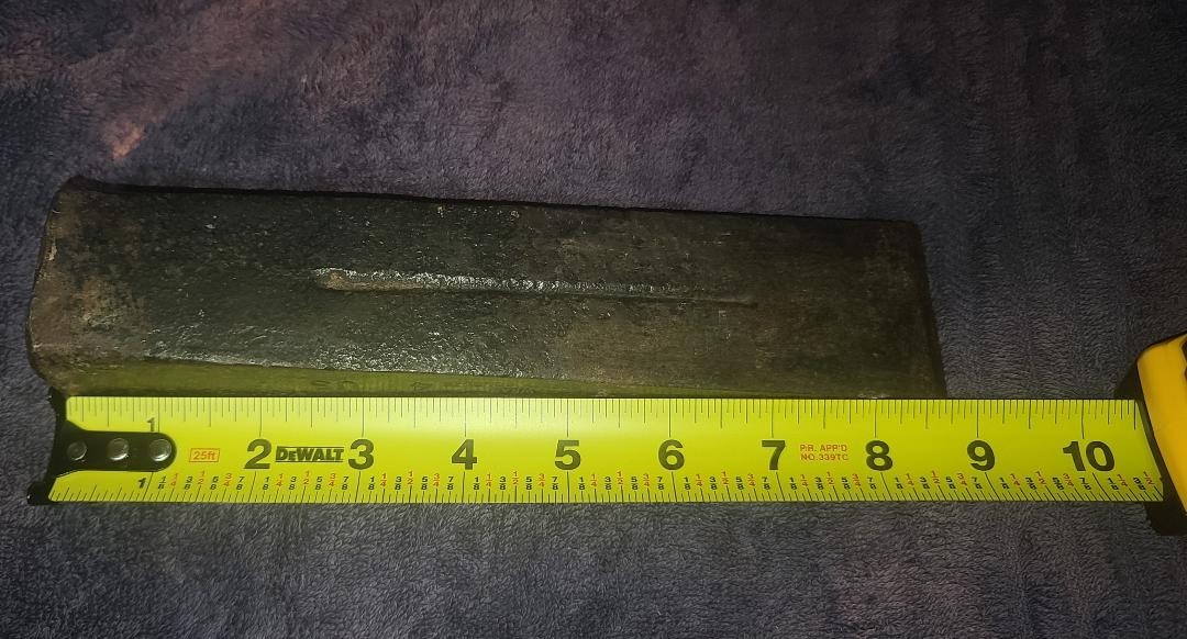 Vintage Wood Splitting Felling Wedge Lumberjack STEEL IRON US 4 lbs 8.75"