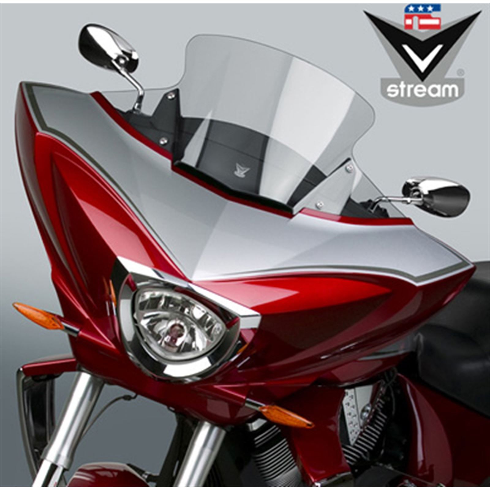 National Cycle Fairing Mount V-Stream Windscreen Clear N20700