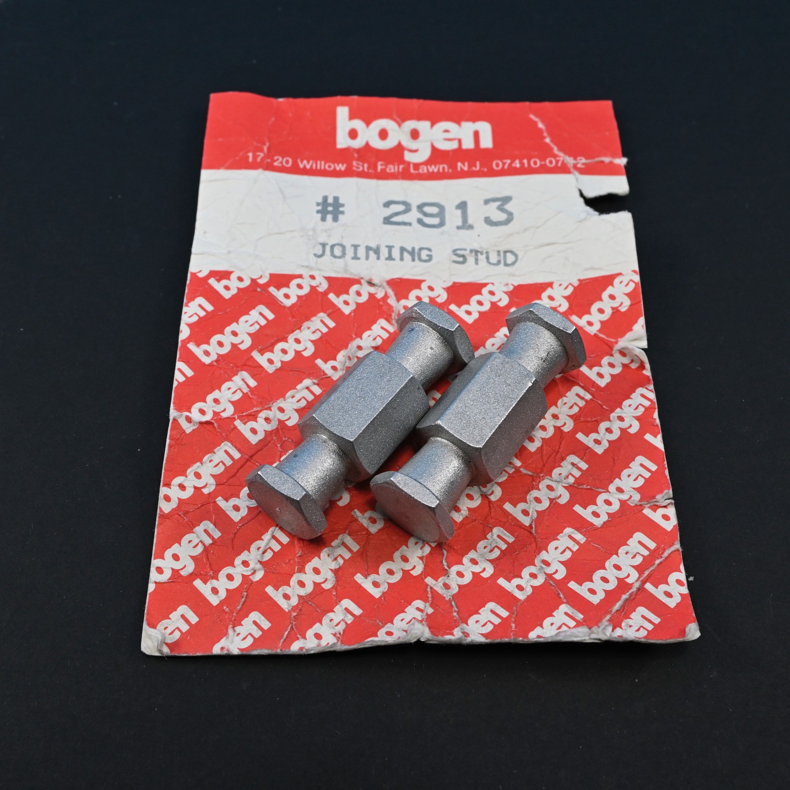 2pcs Lot: Bogen #2913 - Manfrotto 061 Joining Stud for Super Clamp | Hex Snap-in