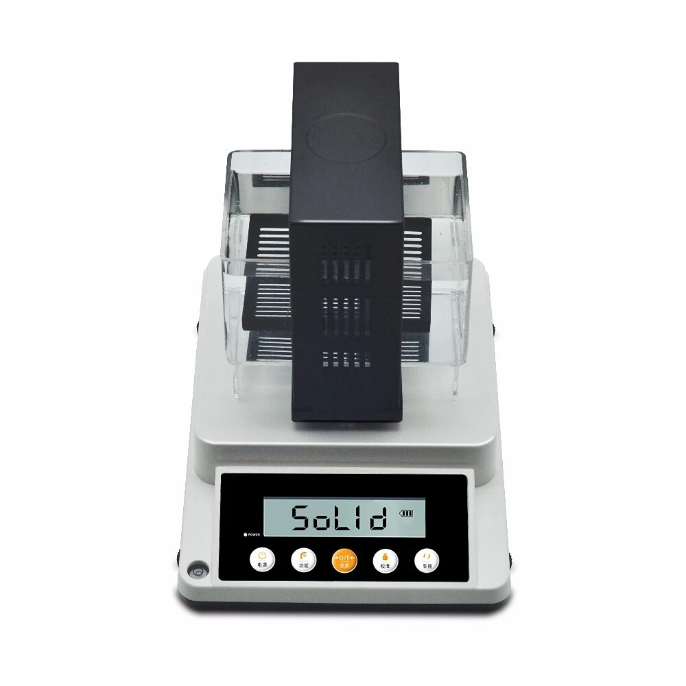 High Precision Density Meter Solid Plastic Rubber Liquid Specific Gravity Tester