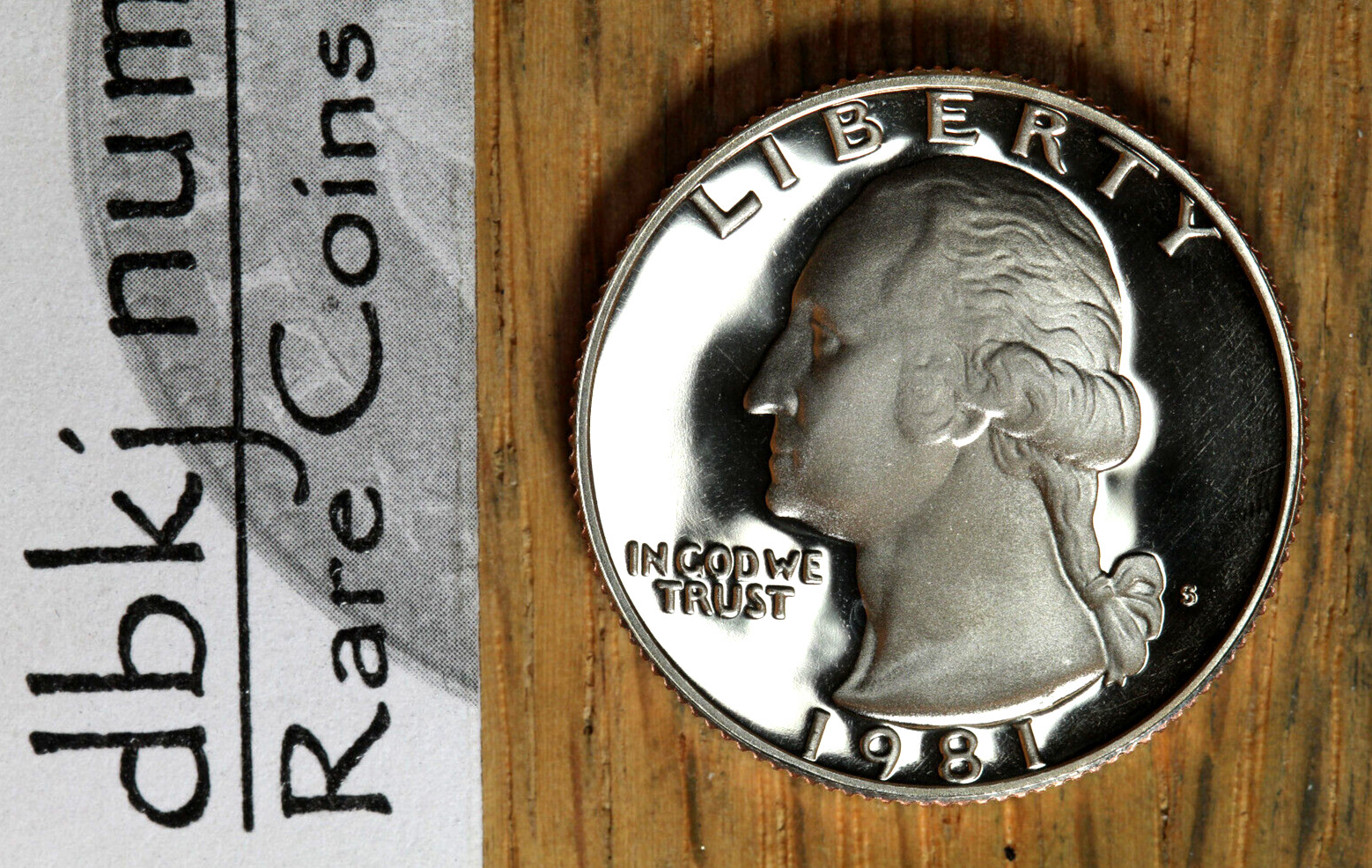 1981 S Proof Washington Quarter 25¢ - Type 1 - Choice to Gem Proof