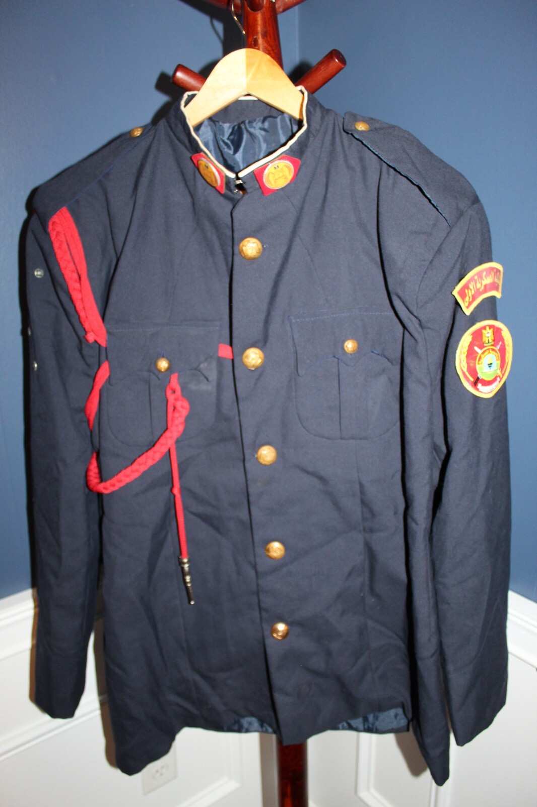 Original Desert Storm Iraqi Air Force Officer War College Uniform Set w/Insignia