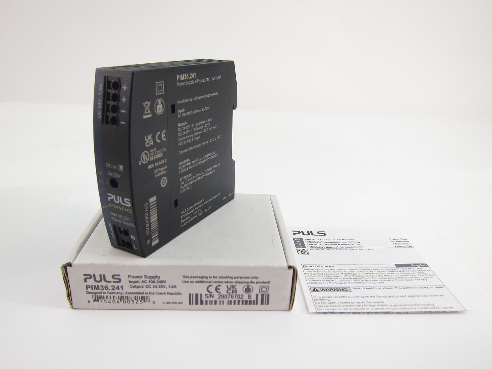 NEW PULS PIM36.241 Power Supply PIM36241