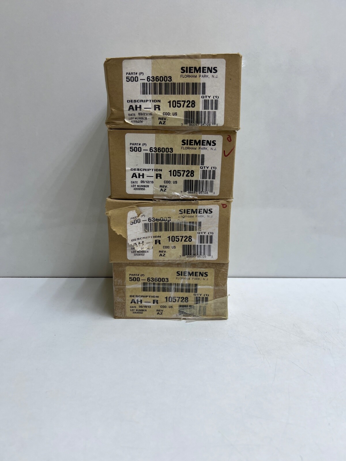(LOT 4 PCS) SIEMENS AH-R 500-636003 FIRE ALARM