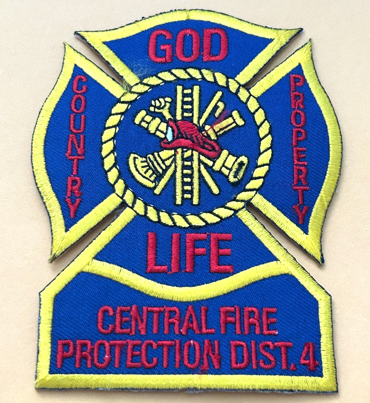 Old Central Lousiana Fire Protection District 4 Patch Unused