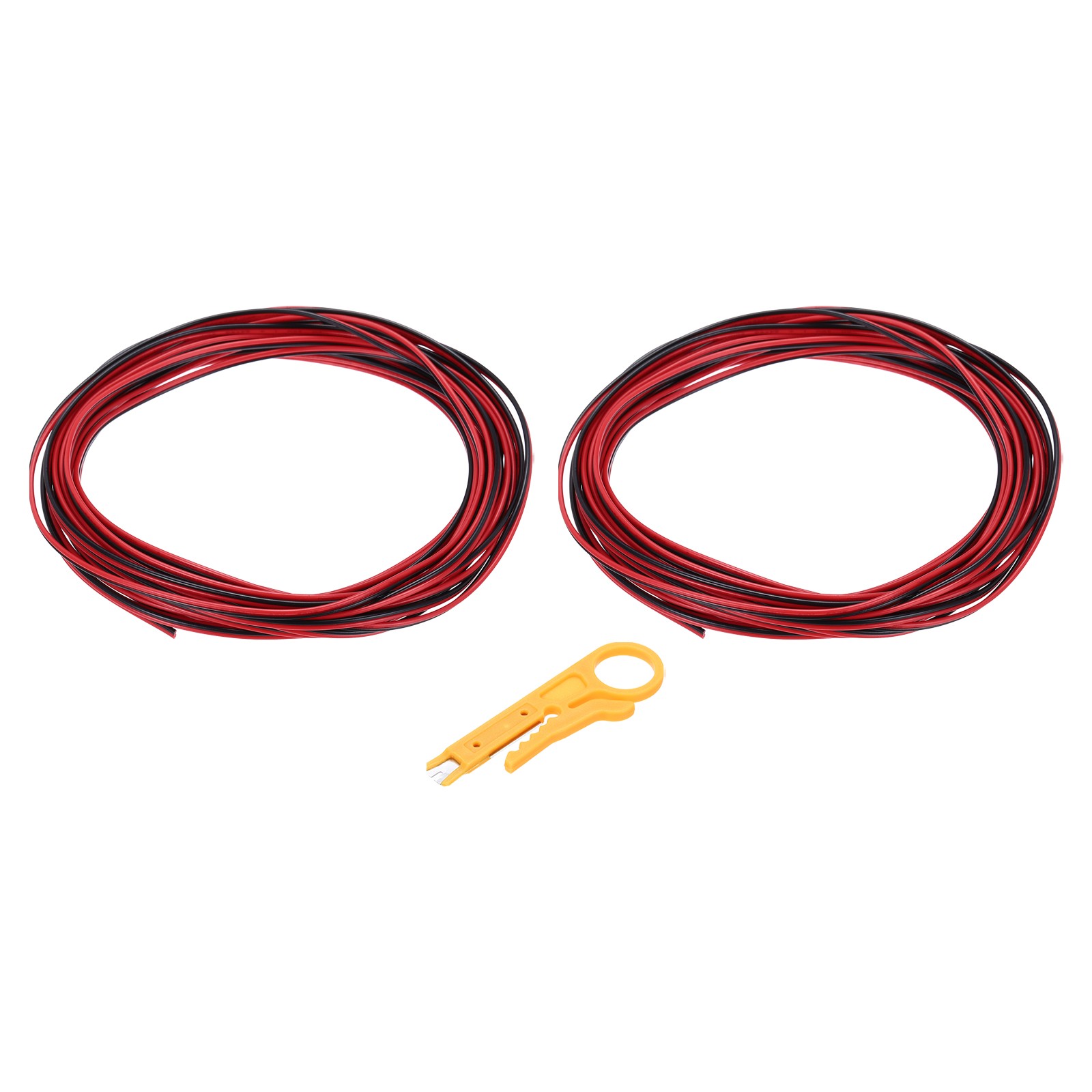 24 Gauge 2-Conductor Electrical Wire Tinned Copper 12Ft/3.75M 300V Cable, 2 Pack