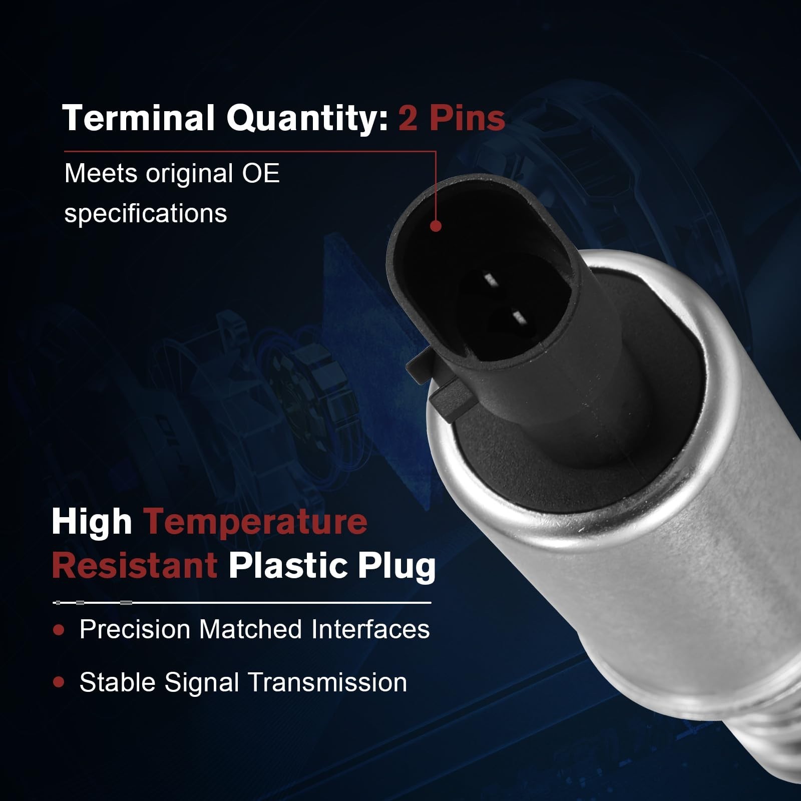 Engine Variable Valve Timing VVT Solenoid Oil Control Valve Compatible with Chev