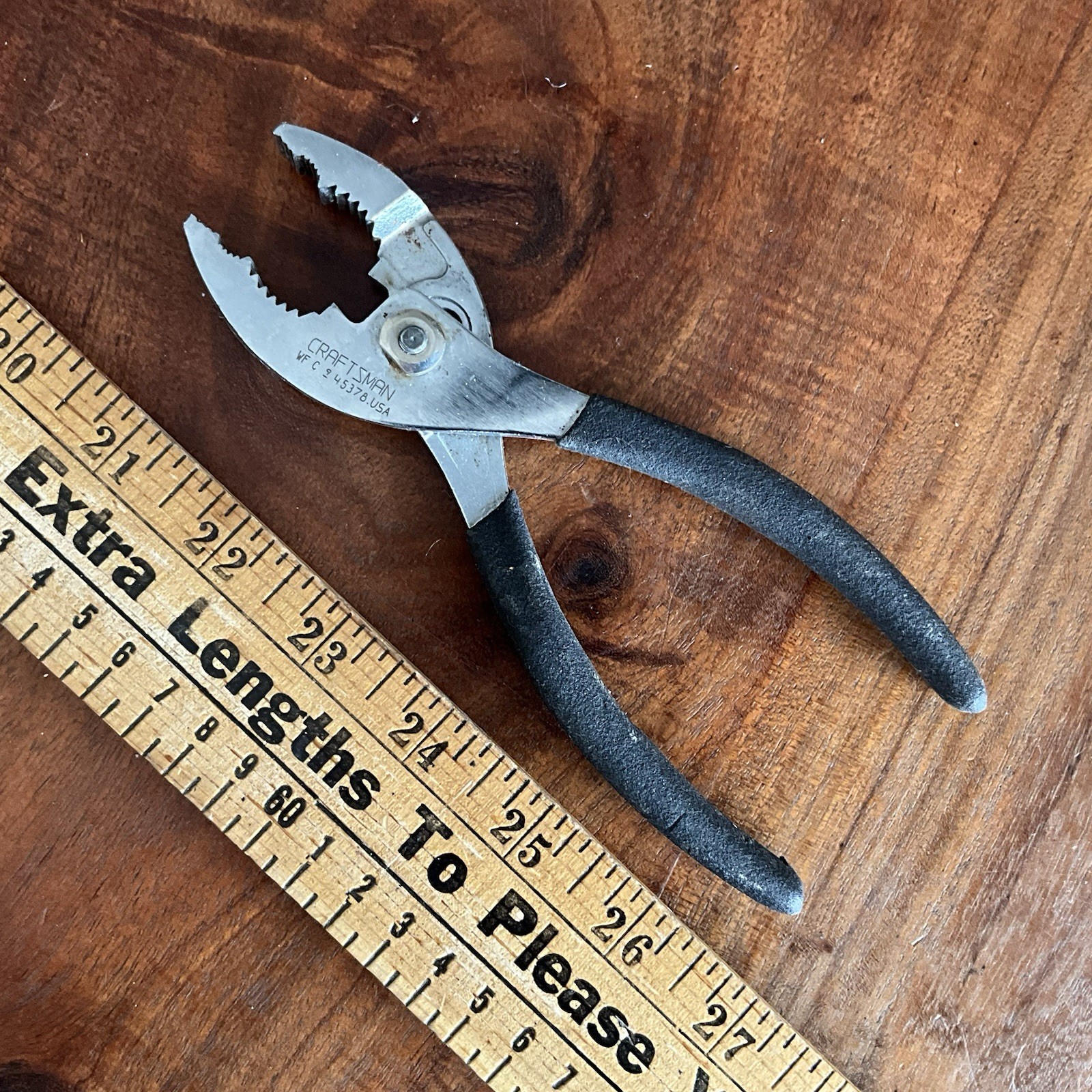 Vintage Craftsman 8" Long Slip Joint Pliers 45378 Made In USA