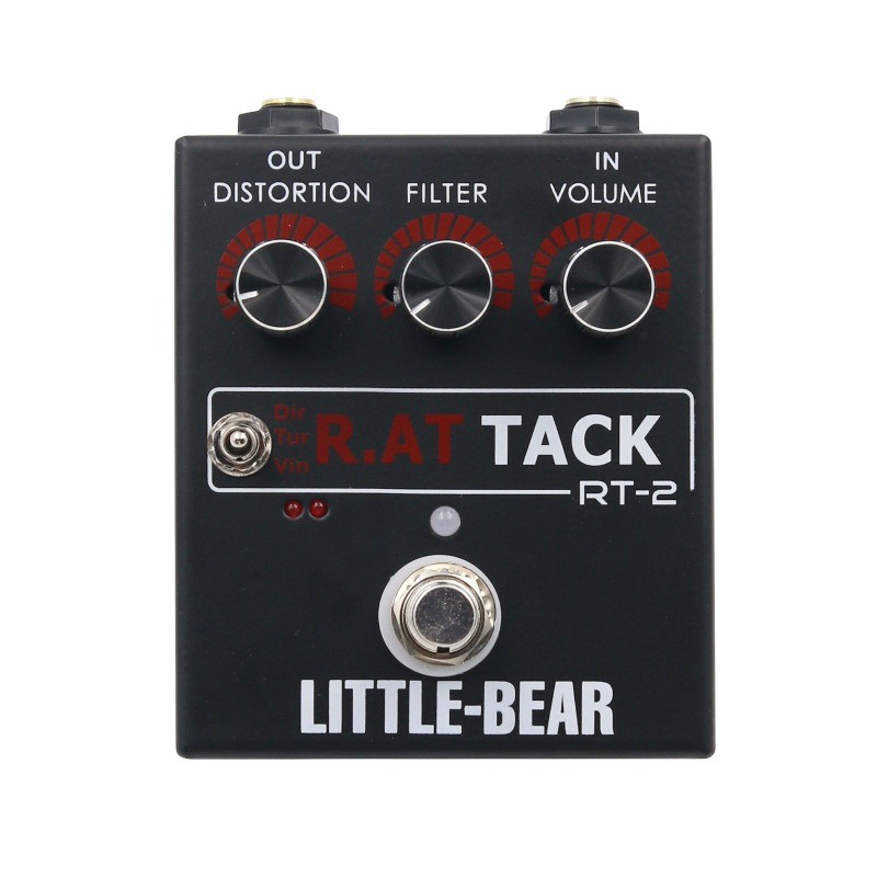 For RT-2 Little Bear Guitar Distortion Fuzz Effector effect StompBox Pedal