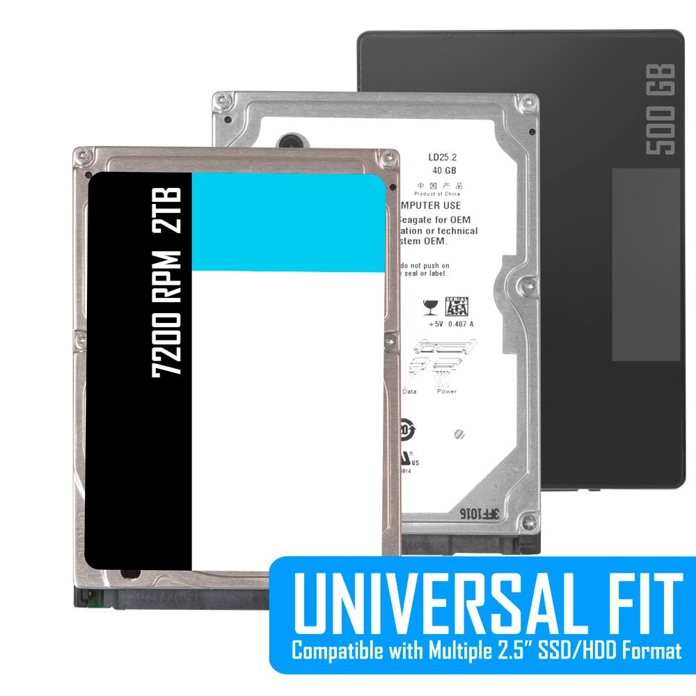Kingwin PCI SSD Mounting 2 x 2.5” IDE/SATA HDD/SSD Bracket, Black