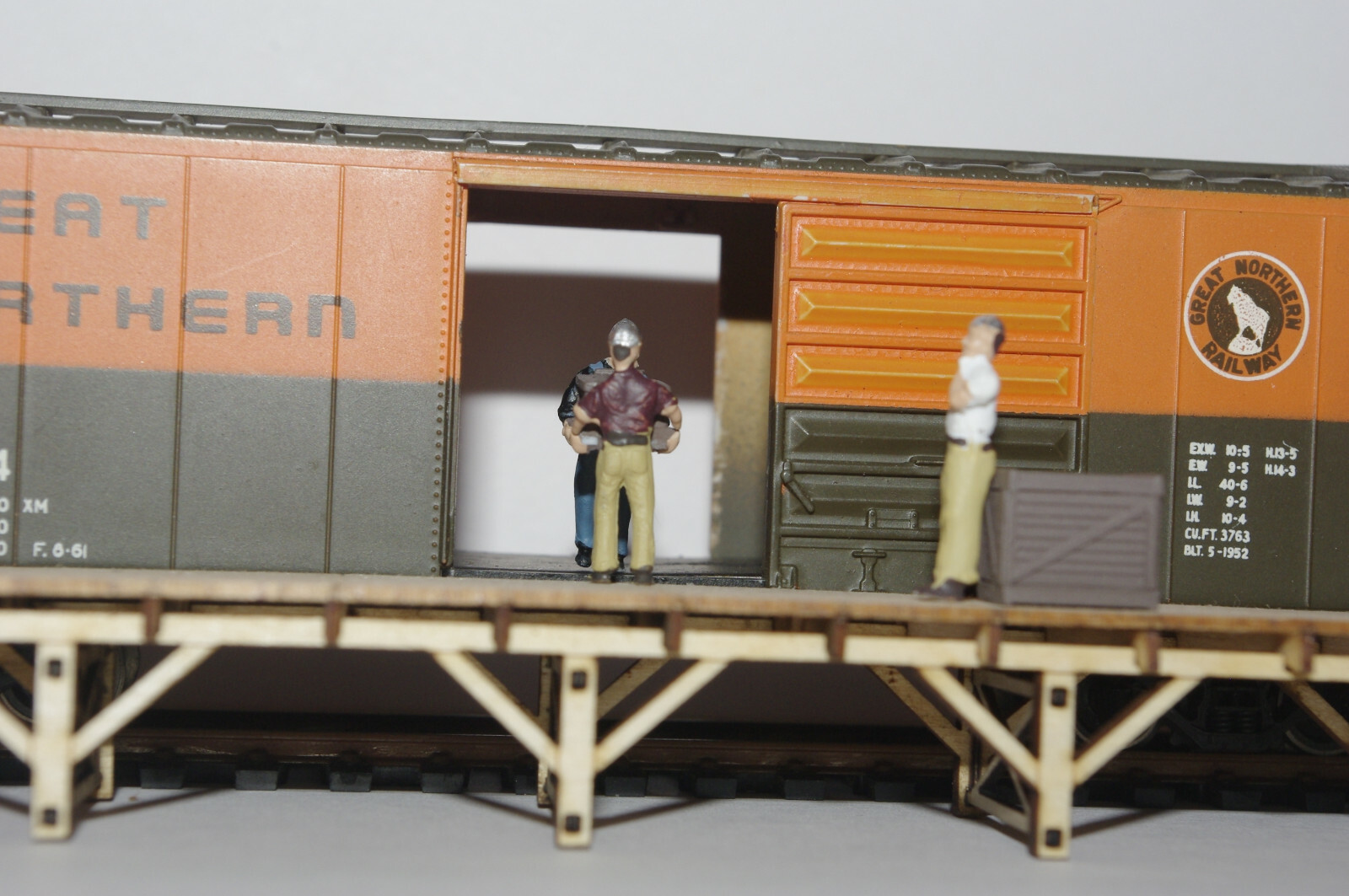 Ho scale laser cut Loading dock kit.