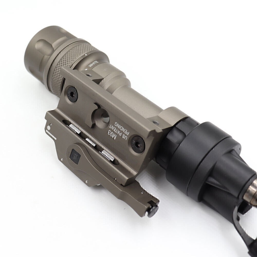 Mounted Light 400Lumen LED Flashlight Torch QD Release 20mm Rail Mount TAN Color