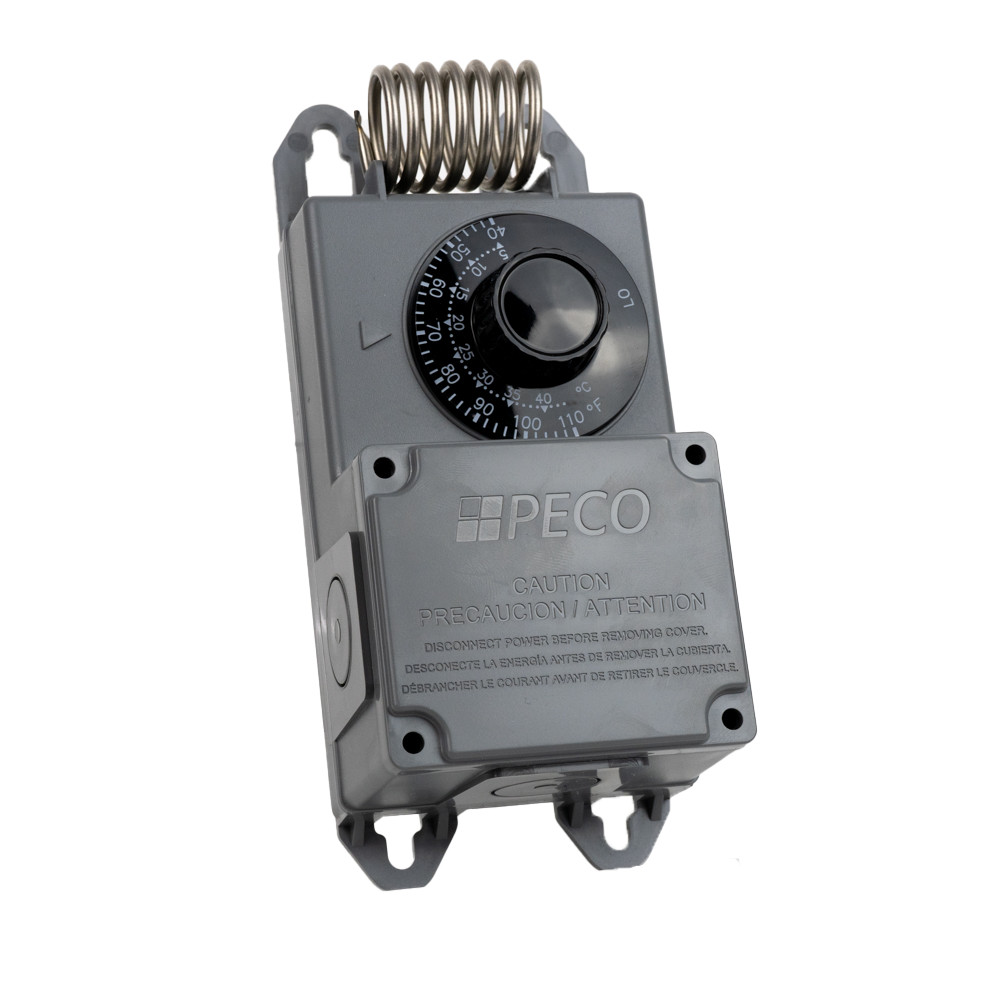 PECO TF115-001 Industrial NEMA 4X Line Voltage Thermostat 40-110°F SPDT