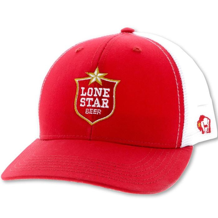 Hooey Lone Star Beer Red White - Hats Cap - Ls007