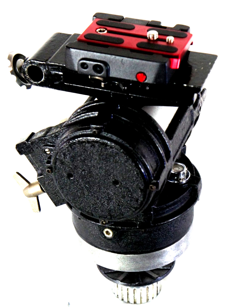 O'Connor 50 FLUID HEAD ORIGINALE CAMERA PLATE TIE DOW KNOB BOX SERVICED 50 Lbs