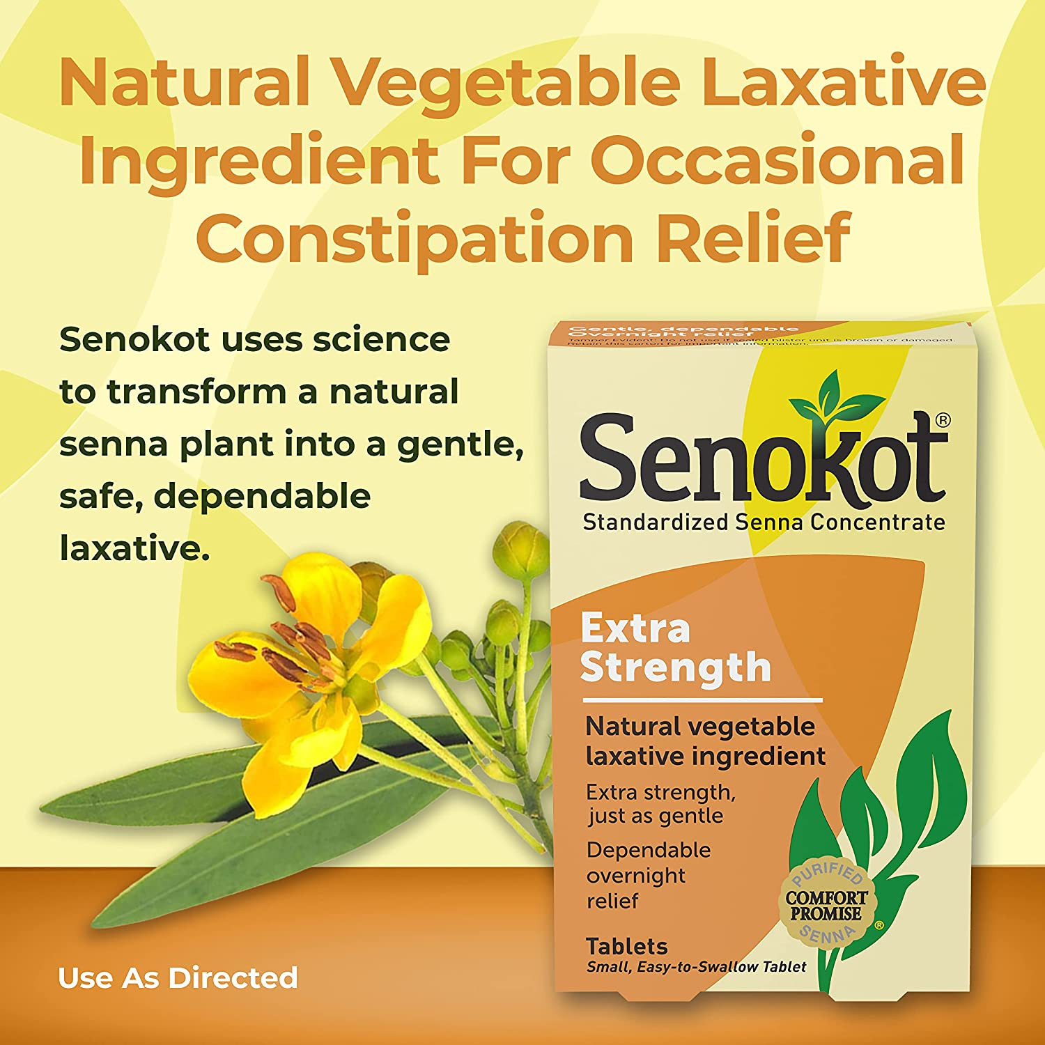 Extra Strength Laxative, 12 Tablets, Natural Vegetable Formula