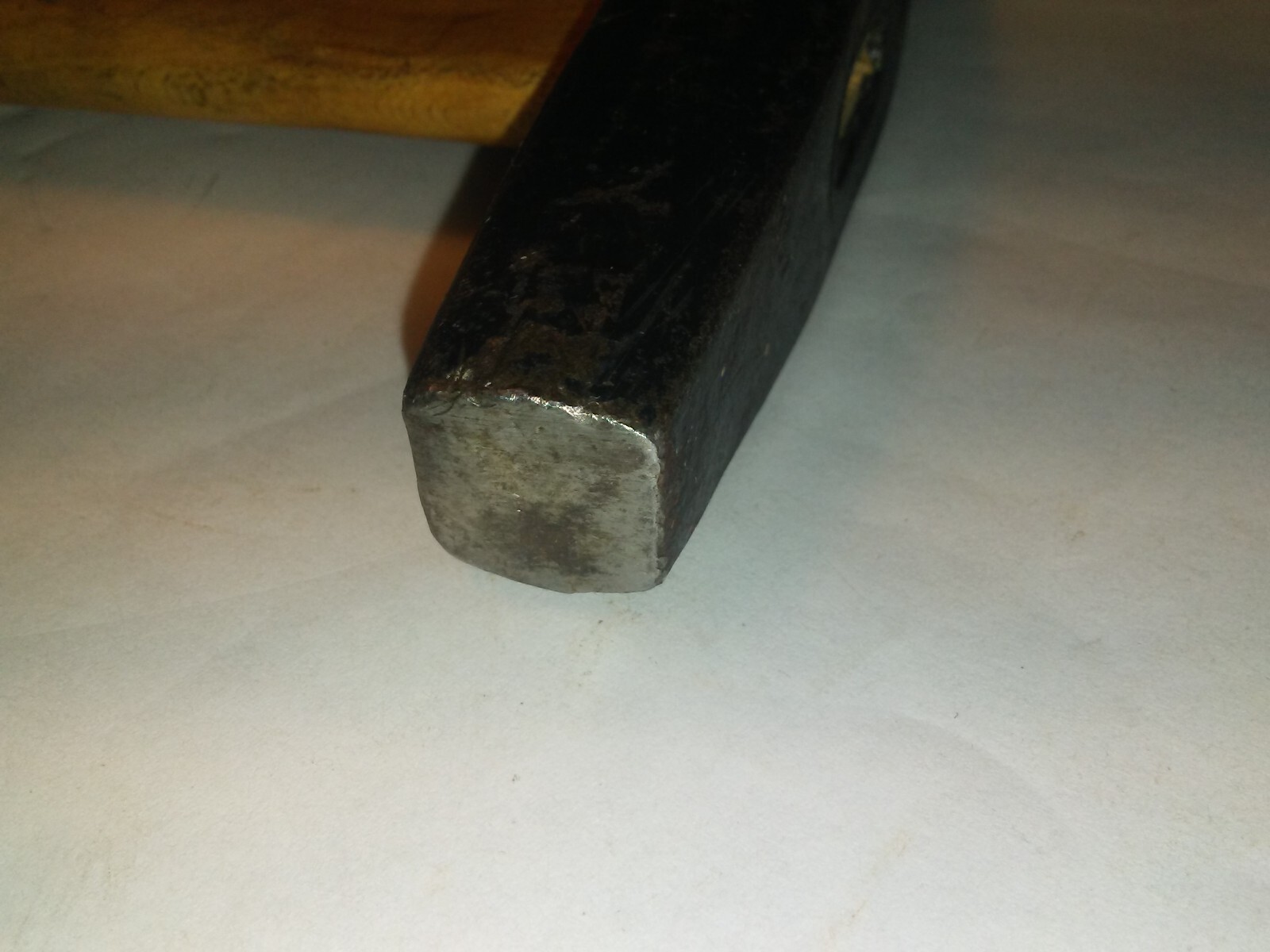 Vintage Upholsterer's Hammer Head + Tack Claw, Original Handle. 6.9 oz.