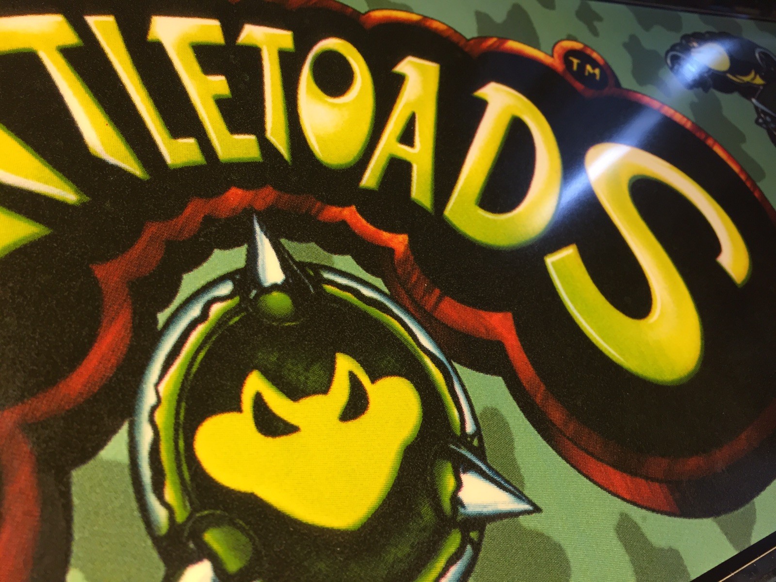 Battletoads Arcade Marquee 27" x 8"