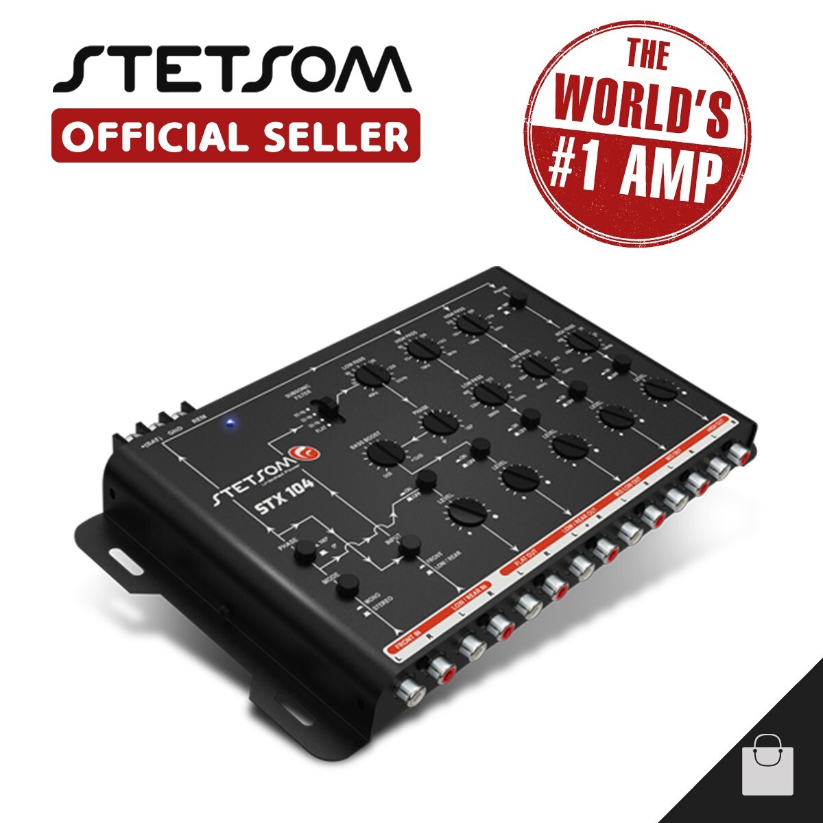Stetsom STX 104 Crossover DSP Equalizer Digital Audio Processor 3-5 Day Delivery