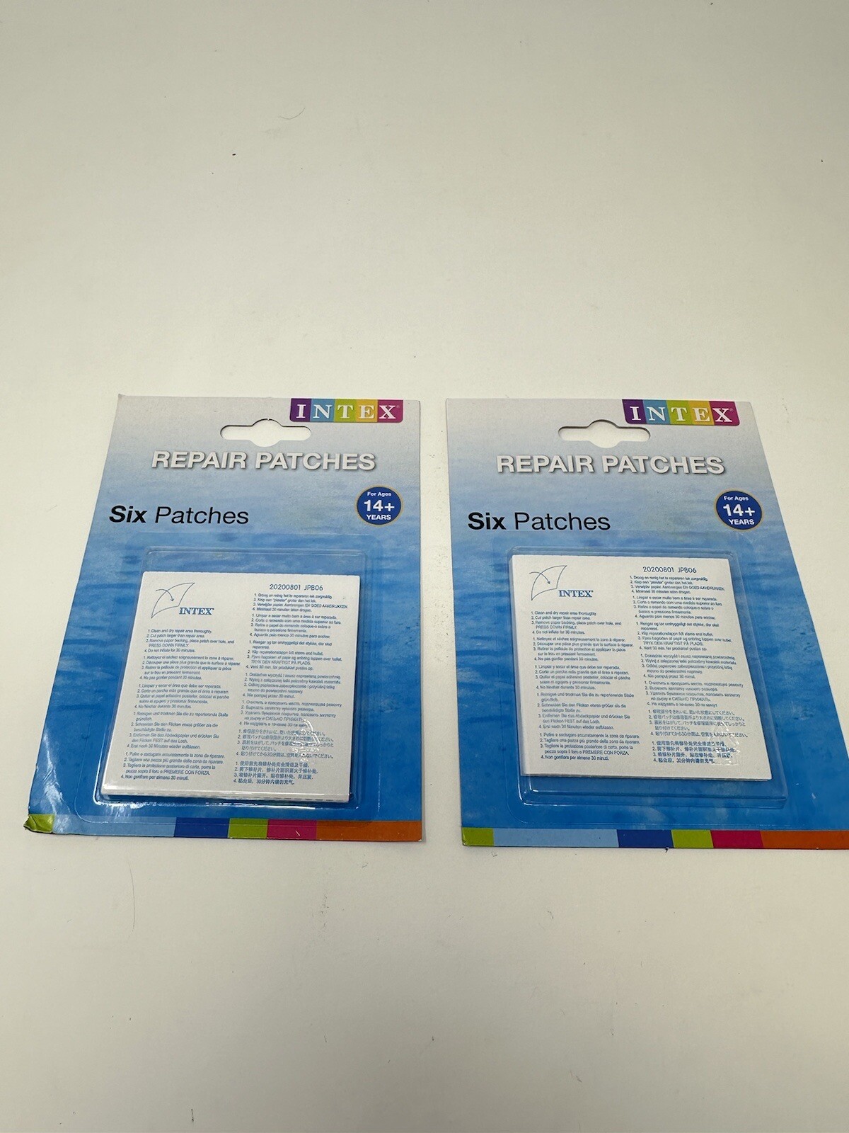 Intex Repair Patches Each Patch 7 1/2 sq in 6 Patches Lot Of 2 (12Total Patches)