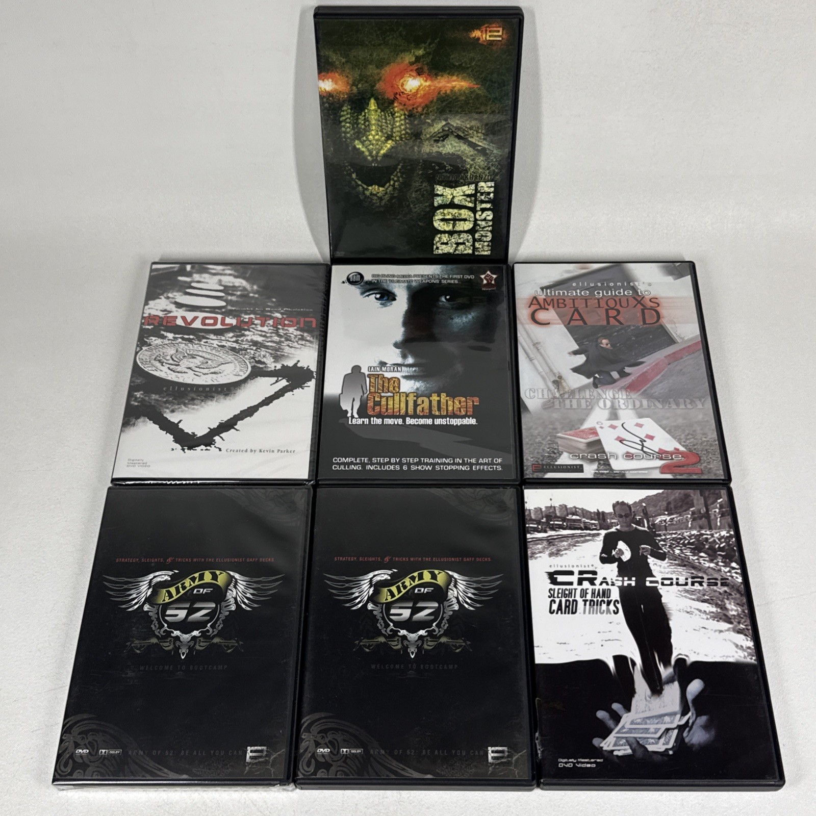 Ellusionist Magic Collection Lot of 7 DVDs Tricks Instructional