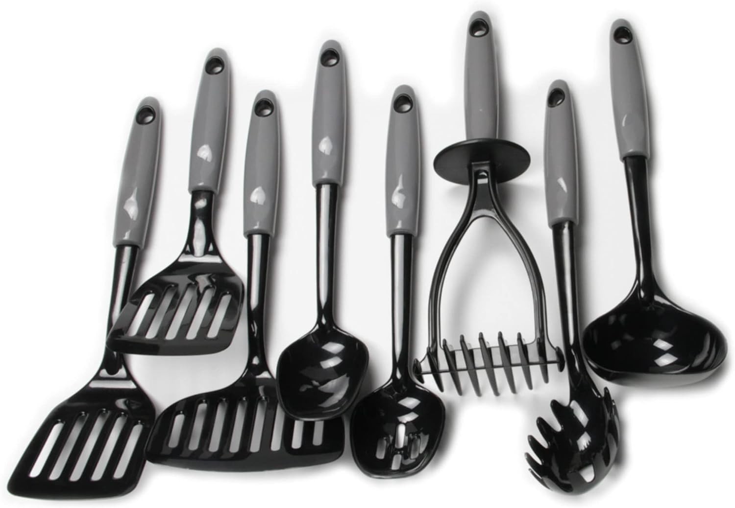 Select Nylon Short Turner/Spatula, 10.5 inch, Gray
