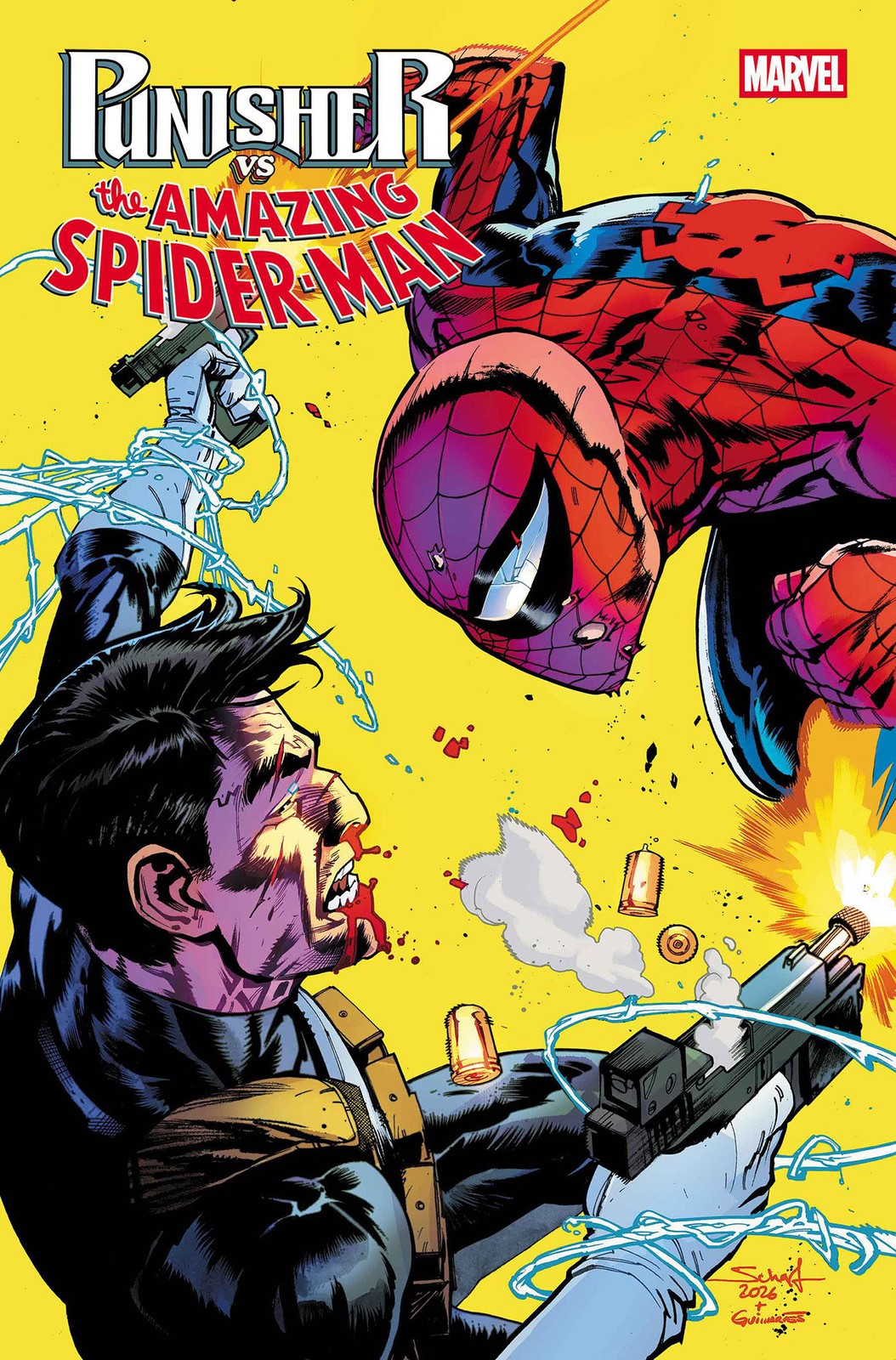 Punisher Vs. Spider-Man #2 CVR A Cover Variant Pre Order 8/19/26 Marvel Comics
