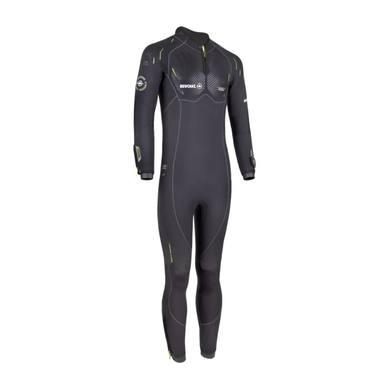Scuba Diving Wetsuit - BEUCHAT FOCEA COMFORT 6 MAN OVERALL 7MM - Size Large