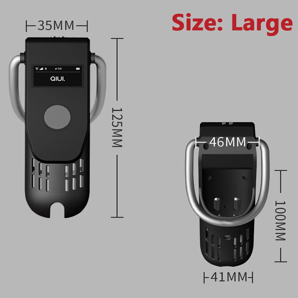 New QIUI Upgraded Cellmate 3 Cage APP Remote Control Shock Cage Chastity Belt