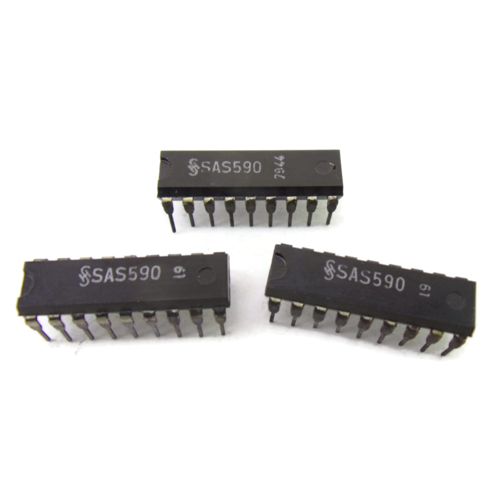 3-Pcs SAS590 18-Pin Siemens ICs NOS ~ US SELLER