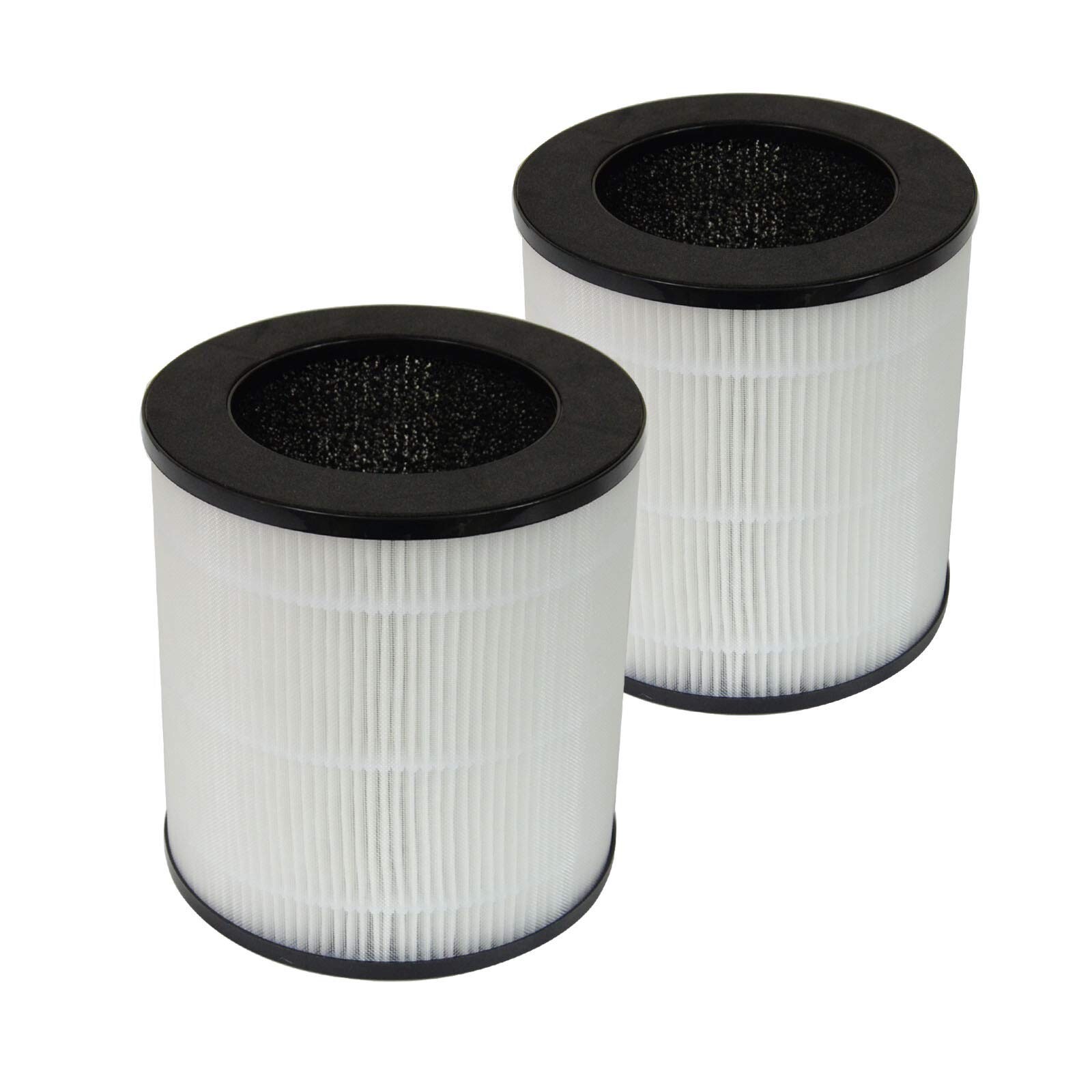 PUREBURG Replacement True HEPA Filter Set Compatible with QUIETPURE KJFC15 Wh...
