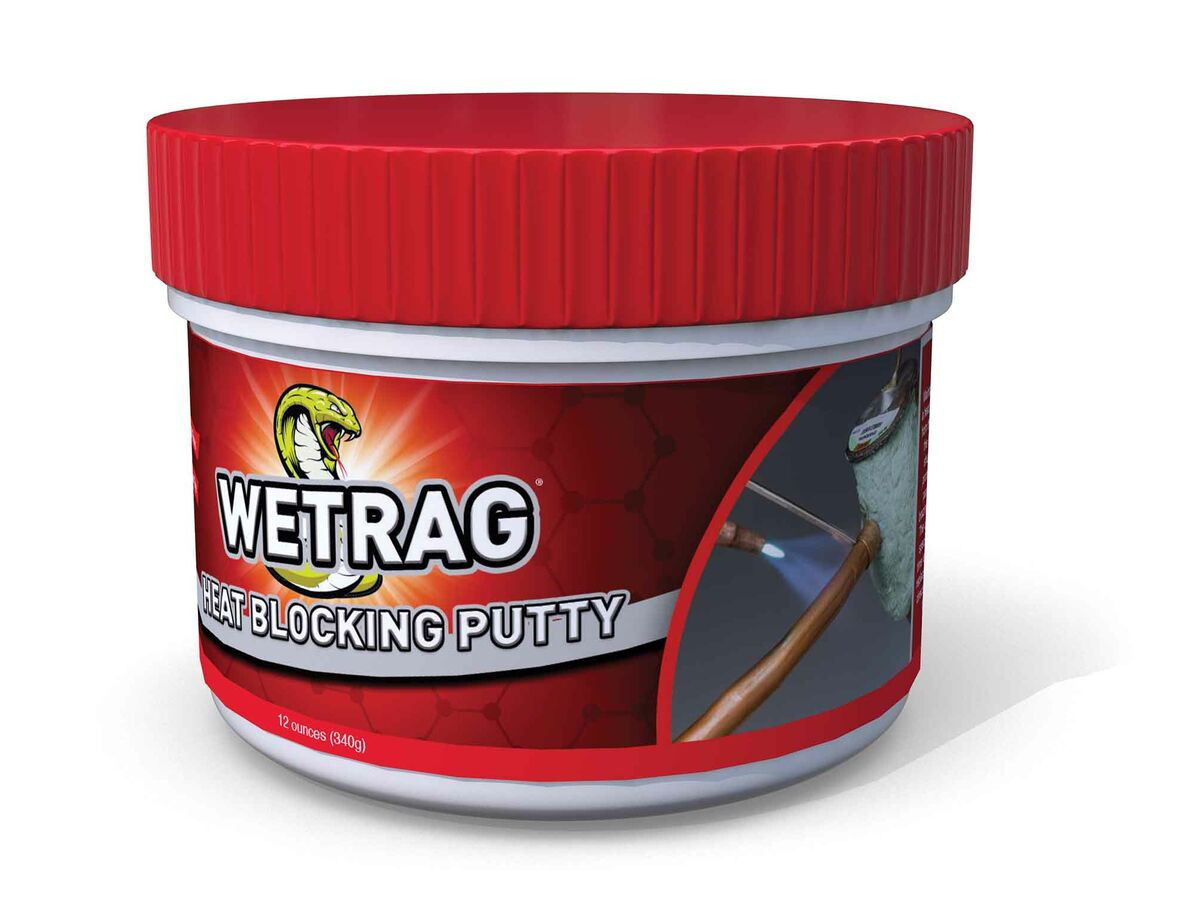 Refrigeration Technologies Viper Wetrag Heat Blocking Putty Jar, 12 Oz (RT400P)