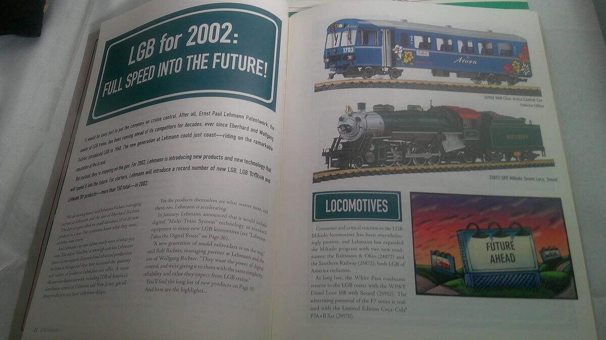 2002 LGB TELEGRAM MAGAZINES COMPLETE YEAR-NR MINT CONDTION !!