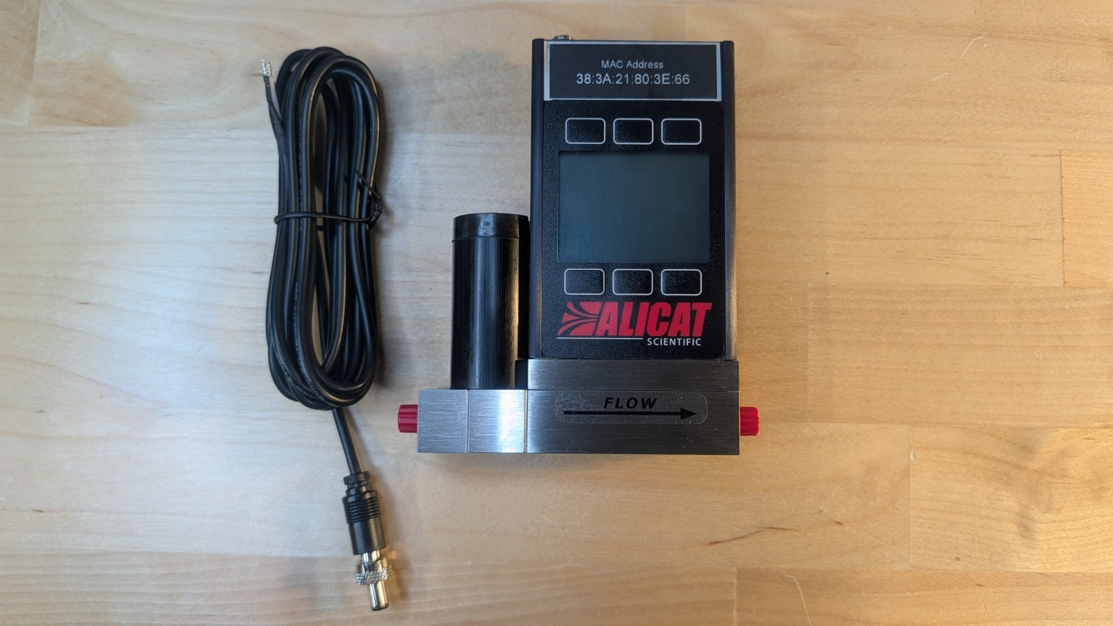 Alicat MC-100SCCM-D-IPJ-ECAT-PCV03 Mass Flow Controller EtherCAT CO2 60 SCCM