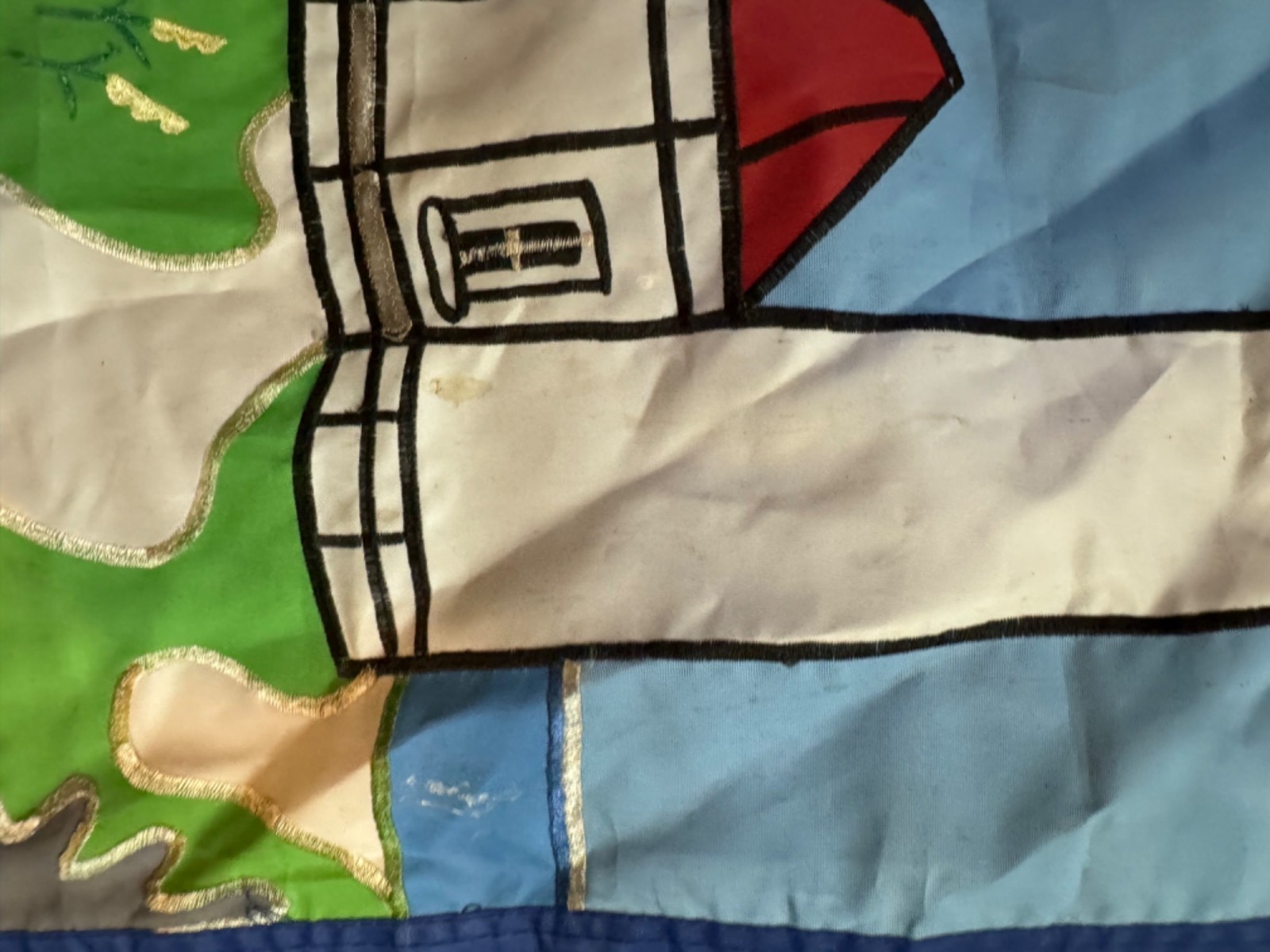 Oregon Coast Lighthouses Wall Hanging flag Quilt pattern Art READ
