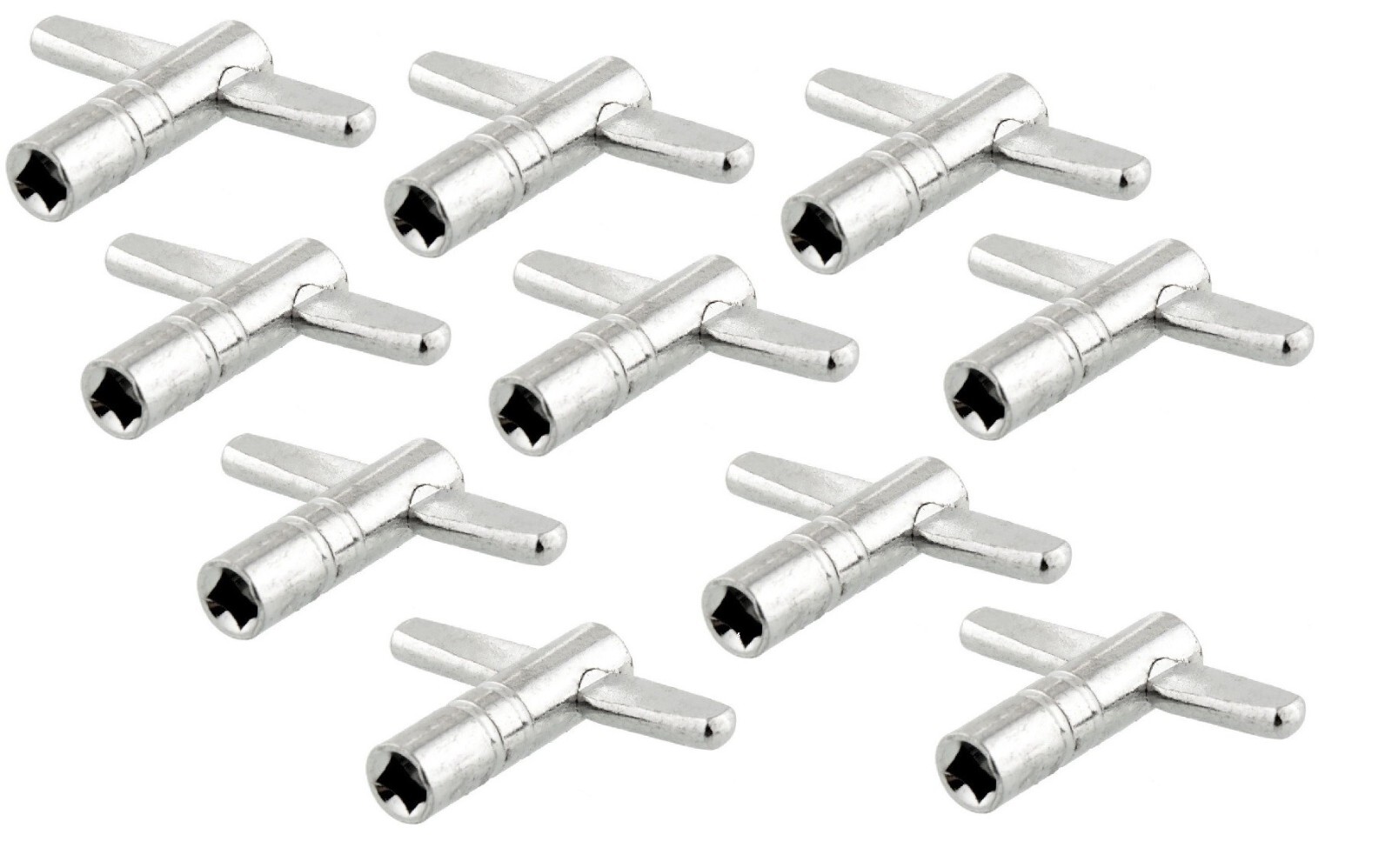Zenison 10 Pack Metal Drum Tuning Key Tuner Solid Standard Motion Speed Square