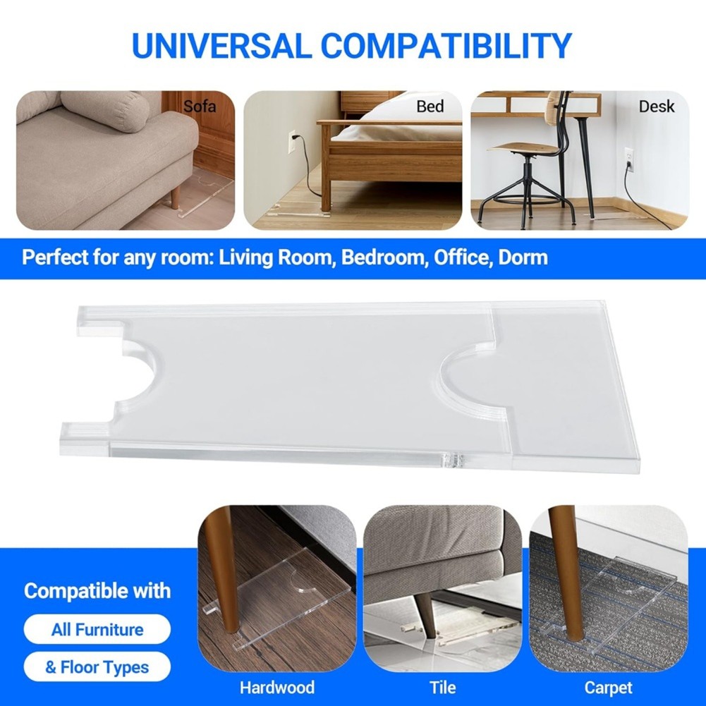 Couch Spacers & Furniture Protectors - Stoppers to Sliding (2-Pack)3389